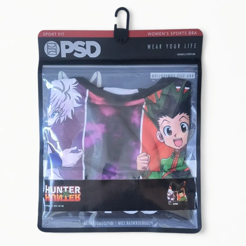 PSD Hunter x Hunter Gon Killua Split Sports Bra - Picture 1 of 4